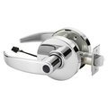Sargent Electrified Cylindrical Lock, Fail Secure, 12V, LP Design, Less Cylinder, Bright Chrome 28LC-10G71-12V LP 26